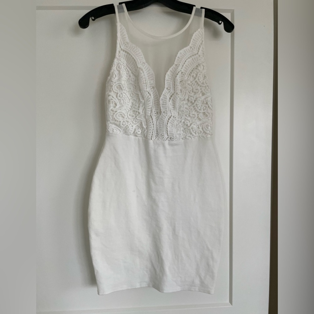 Lulus Small white bodycon dress